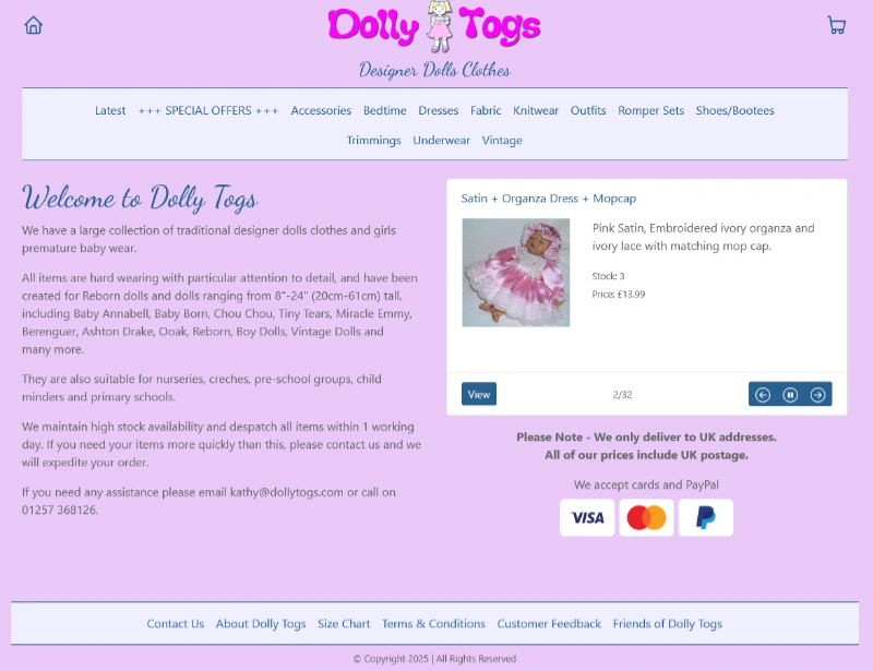 site screenshot